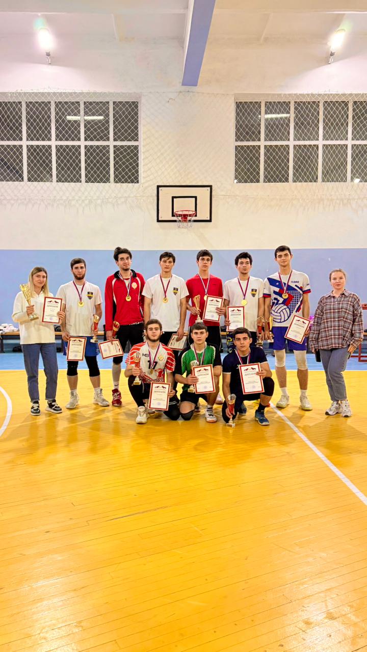 Колледж ДГУ — победитель Первенства Дагестана по волейболу