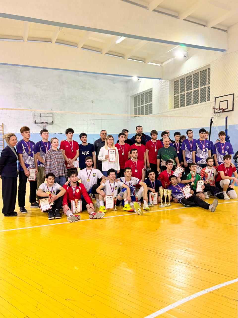 Колледж ДГУ — победитель Первенства Дагестана по волейболу