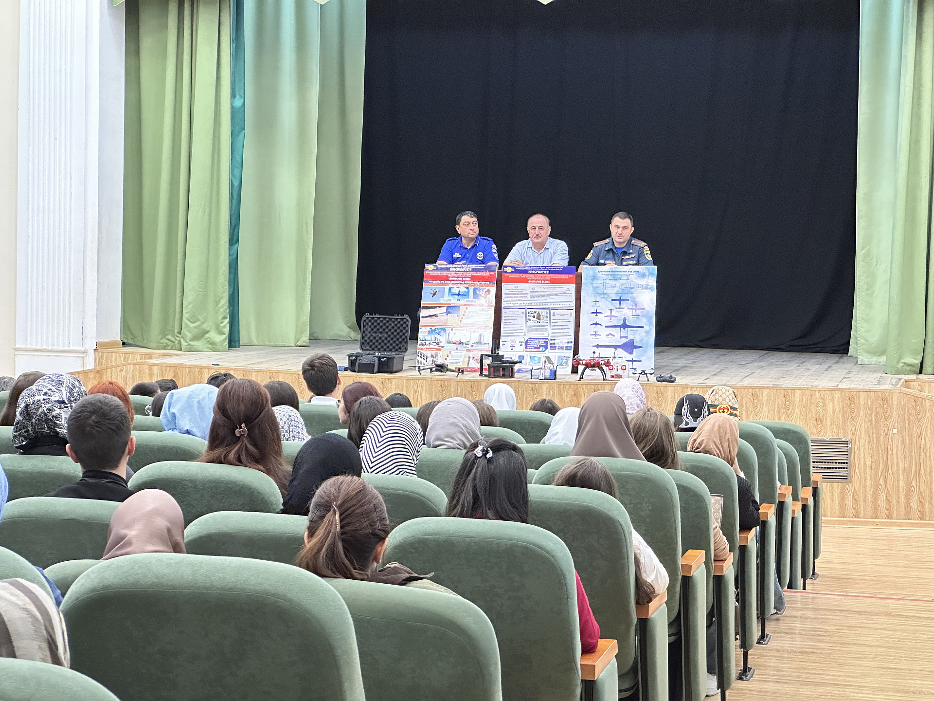 Занятие по гражданской обороне прошло в ДГУ